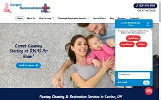 Carpet Restorations Plus website