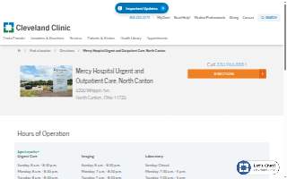 Cleveland Clinic Mercy Hospital Urgent and Outpatient Care, North Canton