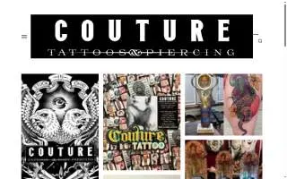 Couture Tattoo and Body Piercing website