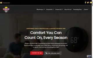 Forquer Heating and Air Conditioning, Inc. website