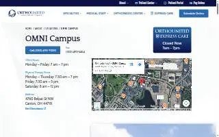 OrthoUnited - OMNI Campus website