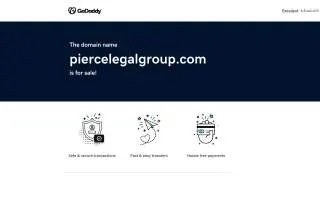 Pierce Legal Group website