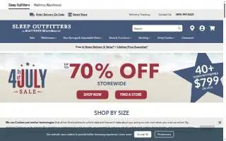 Sleep Outfitters of Canton - Outlet website