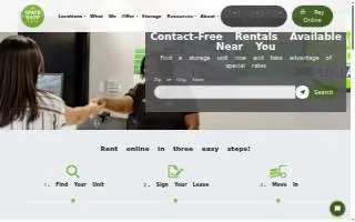 Space Shop Self Storage of Canton website
