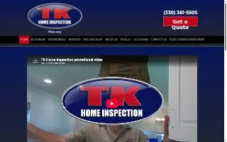 TK Home Inspection LLC website