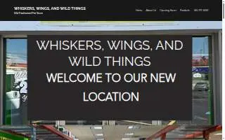 Whiskers Wings And Wild Things website