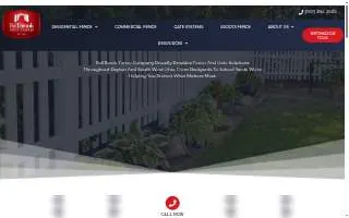 BellBrook Fence website