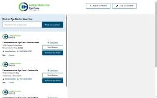 Comprehensive EyeCare - Centerville website