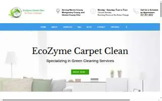 Ecozyme Carpet Clean website