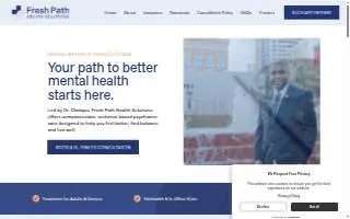 Fresh Path Health Solutions Dayton - Psychiatrist & Mental Health Therapy of Centerville website