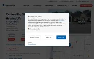 HearingLife of Centerville OH website