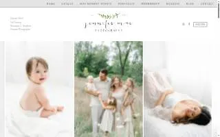 Jennifer Mae Photography website