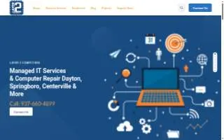 Layer 2 Computers - Tech Support, Computer Repairs, and IT Services website