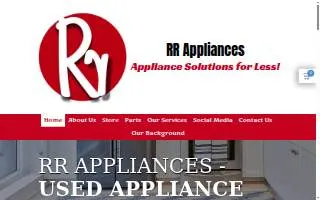 RR Appliances LLC website