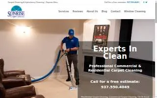 Sonrise Carpet Care website