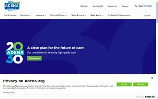 Adena Regional Medical Center - Cardiology website