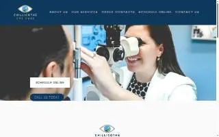 Chillicothe Eye Care website