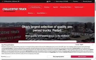 Chillicothe Truck and Accessories website