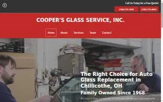 Cooper's Glass Service, Inc website