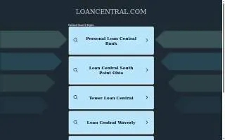Loan Central website