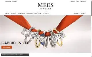 Mees Jewelry website