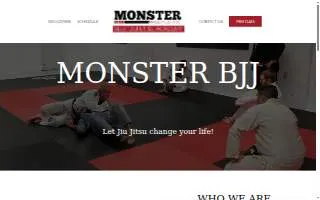 Monster Brazilian Jiu Jitsu website