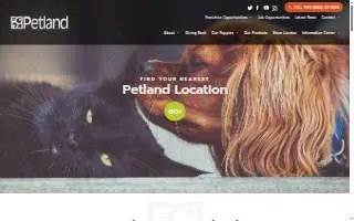 Petland Chillicothe website