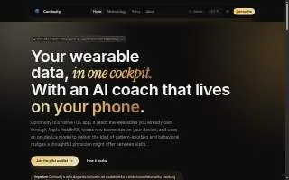 Alinea Performance Physical Therapy of Cincinnati website