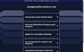 Auto Glass Discounters of Cincinnati website