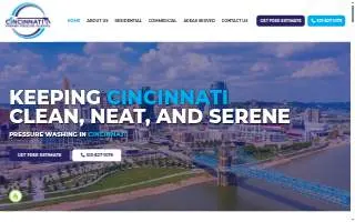 Cincinnati Premier Pressure Washing website
