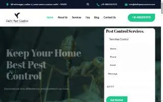 Delhi Pest Control website