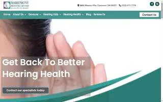Mariemont Hearing Center website