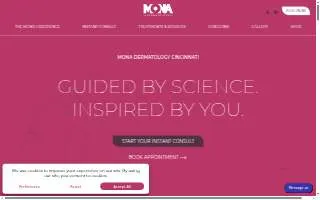 Mona Dermatology website