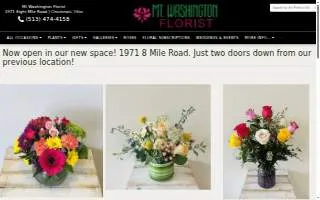 Mt. Washington Florist website