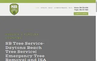 S. B. Tree Service Cincinnati website
