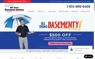 Mid-State Basement Systems of Circleville website