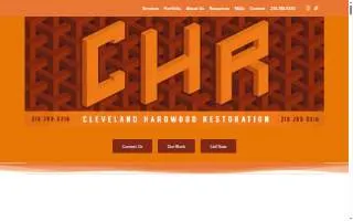 Cleveland Hardwood Restoration website