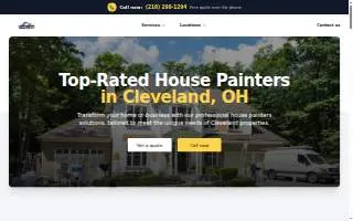 Cleveland House Painters website