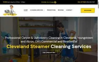 Cleveland Steamer Cleaning Services, LLC website