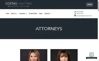 Costas Law Firm of Cleveland website