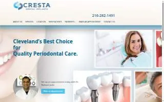 Cresta Dental Implants website