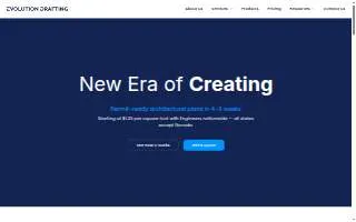 Evolution Drafting of Cleveland website