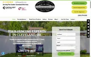 Great Lakes Fence Company of Cleveland website