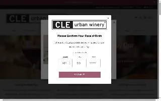 CLE Urban Winery of Cleveland Heights website