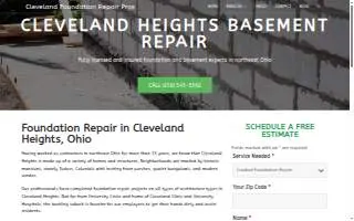 Cleveland Foundation Repair website