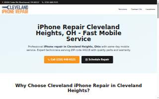 Cleveland iPhone Repair (We Come to You)