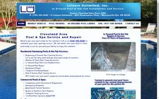 Leisure Unlimited Inc of Cleveland Heights website