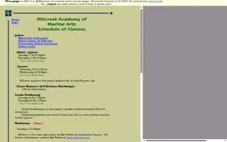 Hillcrest Academy of Goshin website