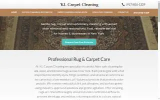 K&L Carpet and Upholstery Cleaning of Cleveland website