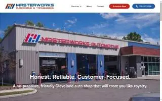MasterWorks Automotive & Transmission of Cleveland website